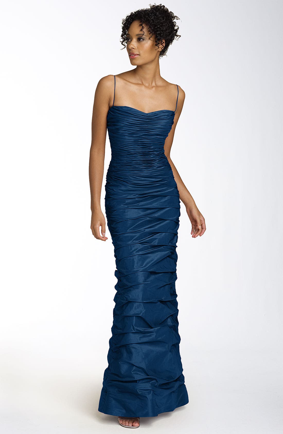 Teri Jon Ruched Taffeta Gown Nordstrom