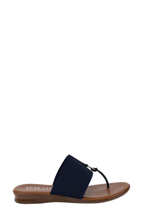 Italian Shoemakers Lillee Flip Flop In Navy