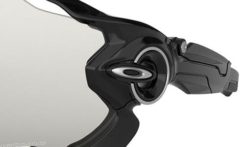 Shop Oakley Jawbreaker™ 131mm Photochromic Cycling Shield Sunglasses In Black/photochromic