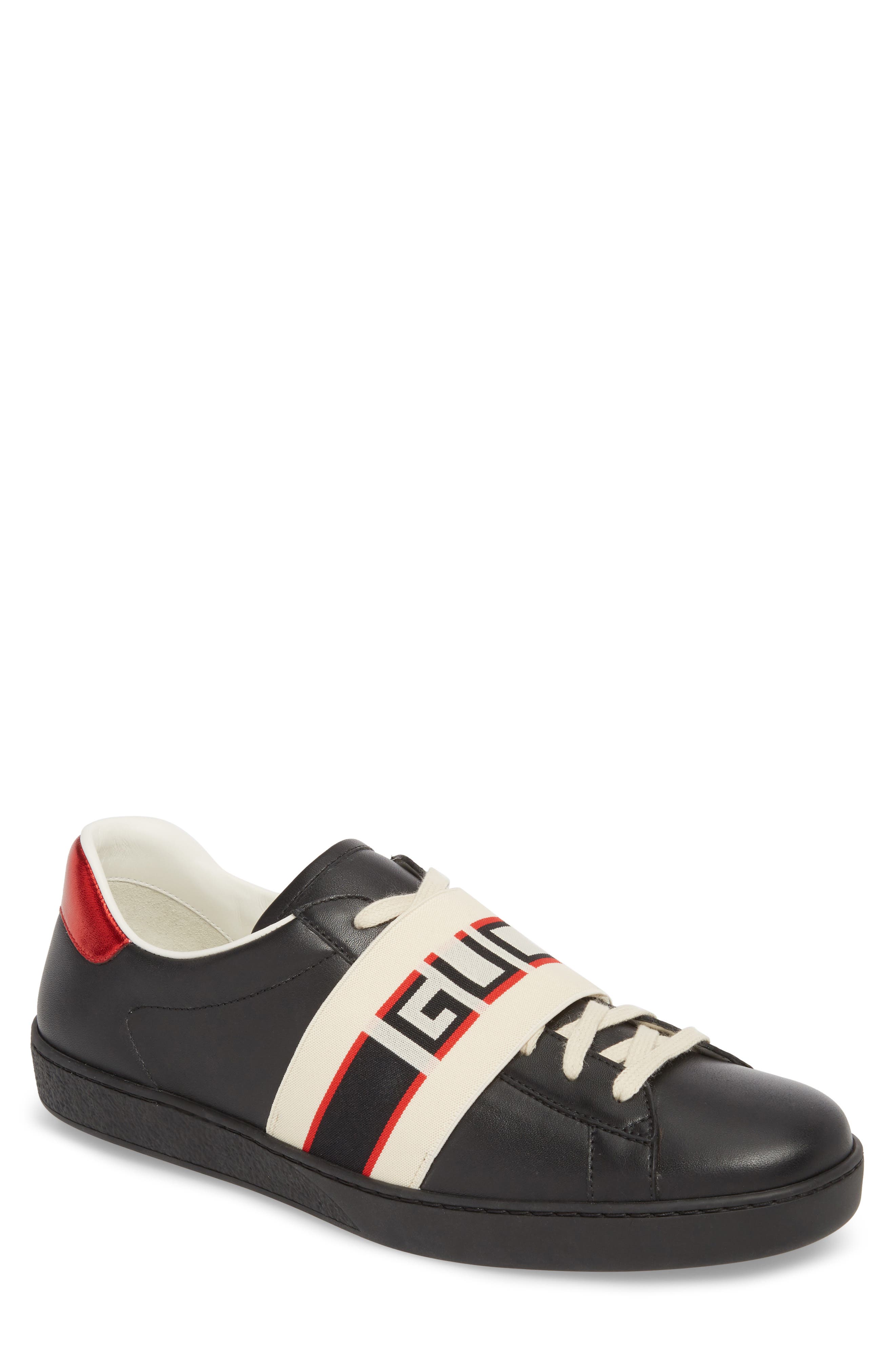 ace sneaker with gucci stripe