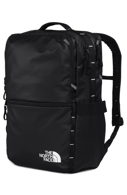 Shop The North Face Base Camp Voyager Daypack Backpack In Black/white