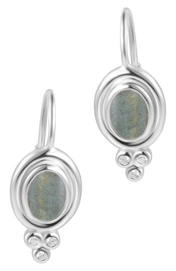 Adornia Fine Labradorite Drop Earrings In Green