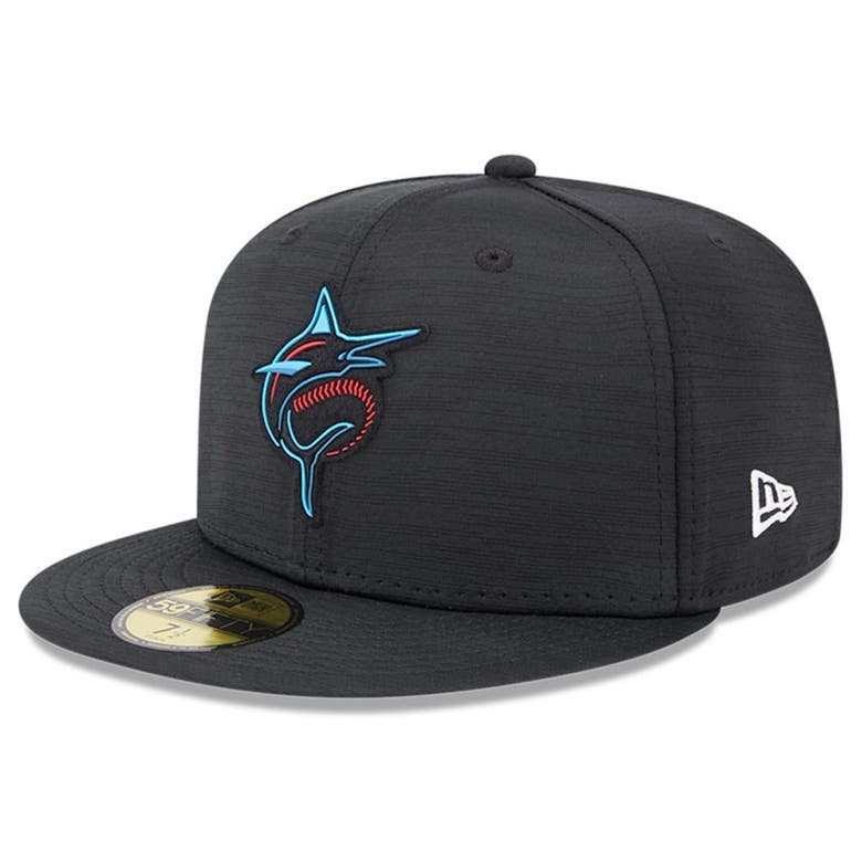 New Era Black Miami Marlins 2023 Clubhouse 59fifty Fitted Hat | ModeSens