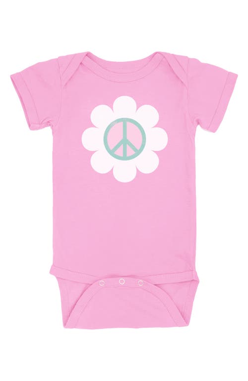 Feather 4 Arrow Daisy Cotton Bodysuit in Prism Pink