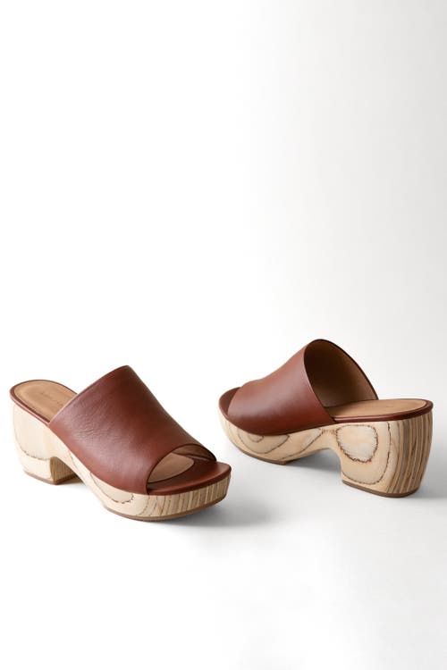 Huma Blanco Katlyn Platform Clog In Cinnamon