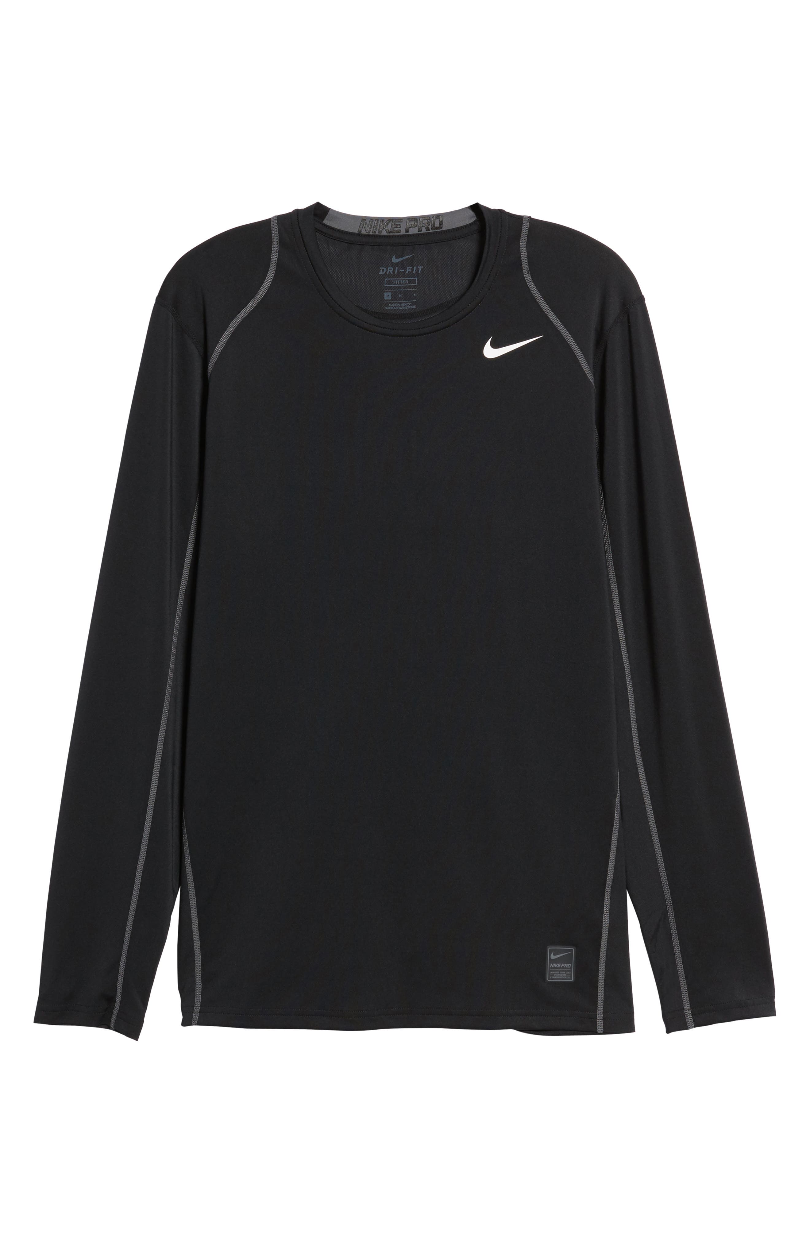 Nike 'Pro Coo' Fitted Long Sleeve Dri 