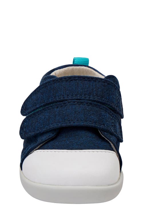 Ten Little First Walkers Sneaker In Navy Blue