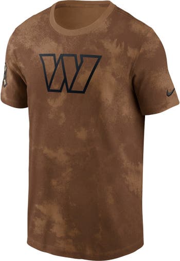| Commanders Salute 2023 Nordstrom Washington Service To Sideline T-Shirt Nike Men\'s Nike Brown