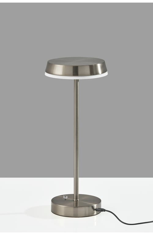 Adesso Lighting Tommy Cordless Led Lamp In Brushed Steel
