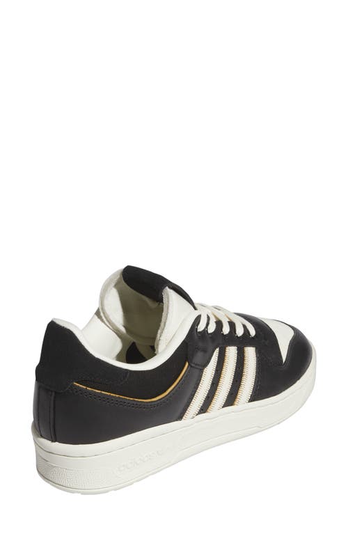 Adidas Originals Adidas Rivalry 86 Low Sneaker In Black/ivory/mesa