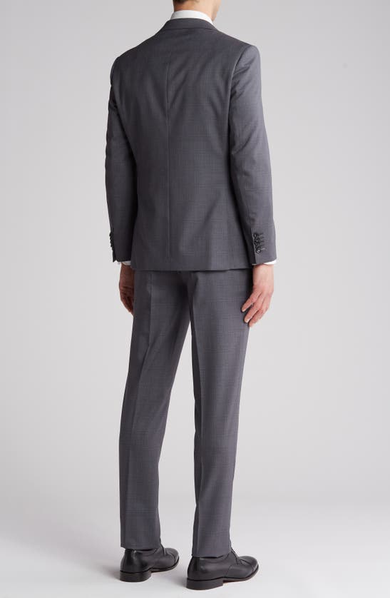 ENGLISH LAUNDRY ENGLISH LAUNDRY PLAID TRIM FIT WOOL BLEND TWO-PIECE SUIT