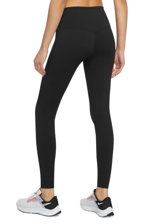 Shop Nike Dri-fit Adv Go Leggings In Black/black