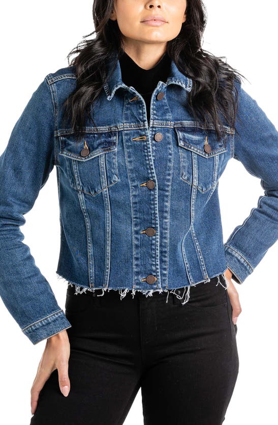 Articles Of Society Vegas Cotton Blend Denim Jacket In Recreation