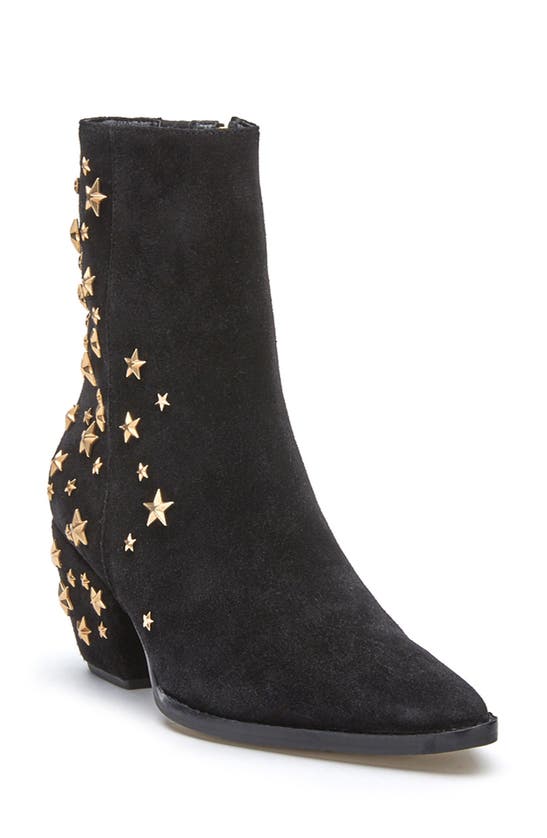 Matisse Caty Western Pointed Toe Bootie In Black