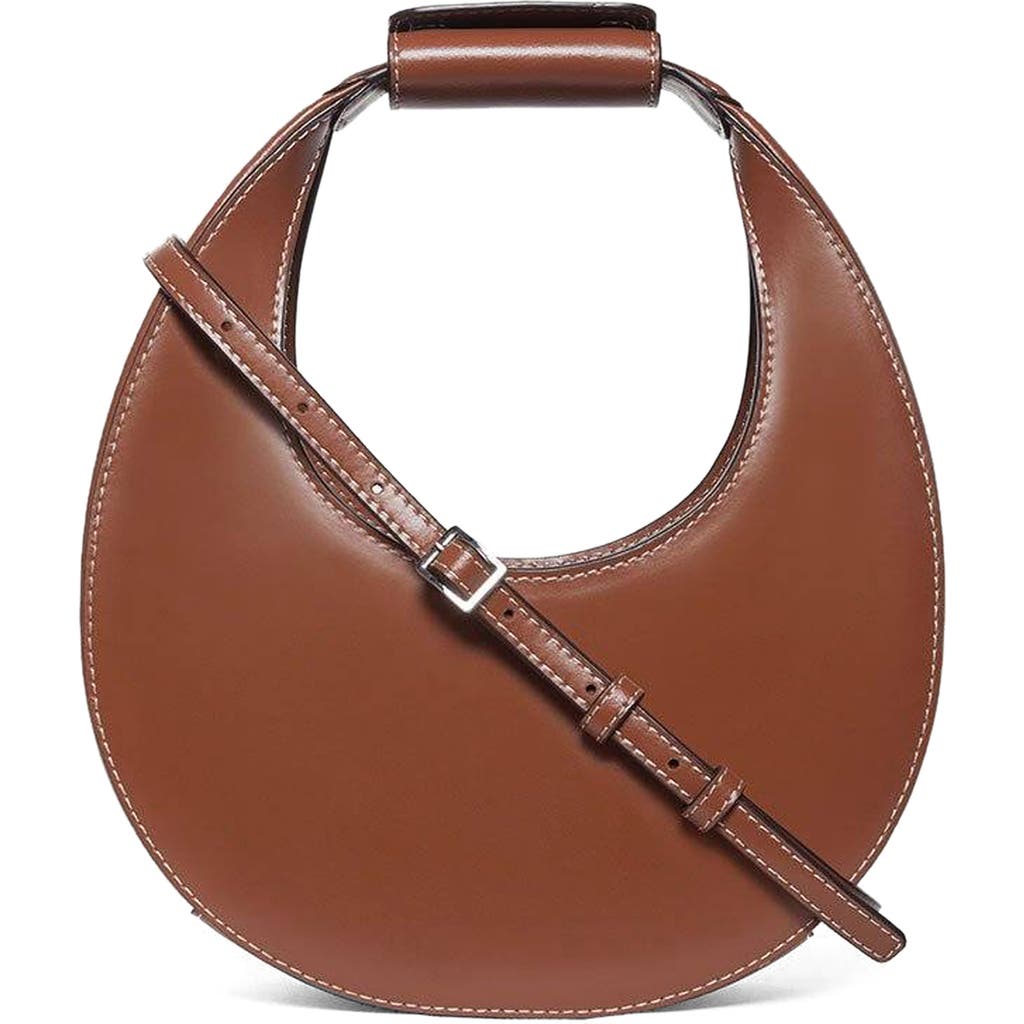 STAUD STAUD MINI MOON LEATHER BAG