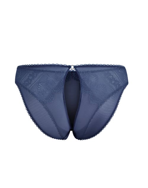 Shop Adore Me Kinley Bikini Panties In Dark Blue