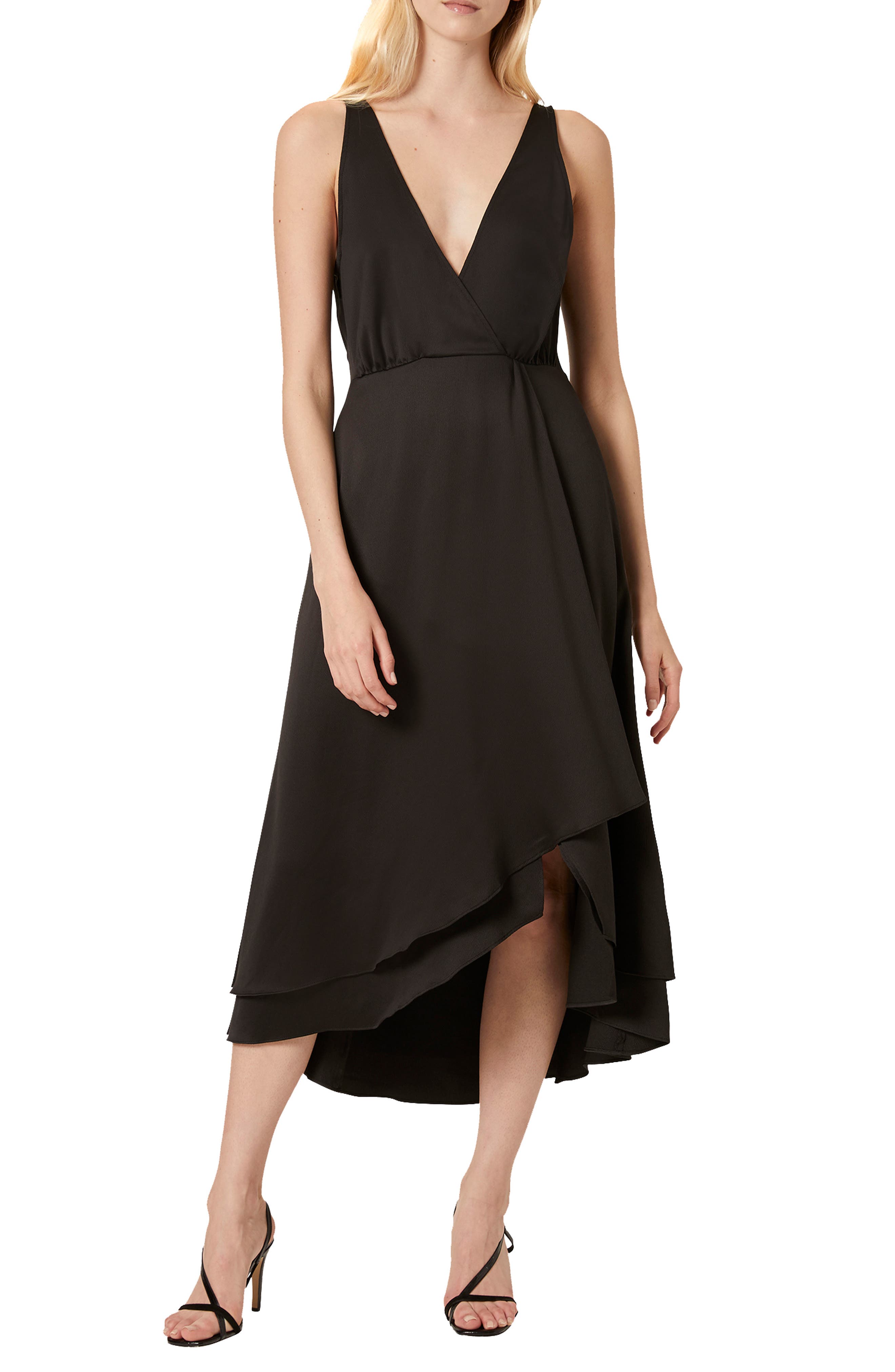 sleeveless midi dress