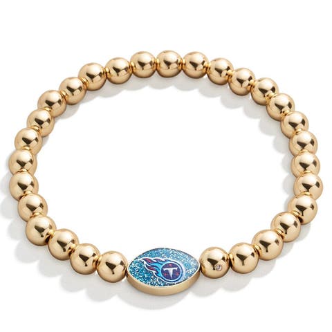 Tennessee Titans NFL Silver Slogan Bracelet - Tennessee Titans