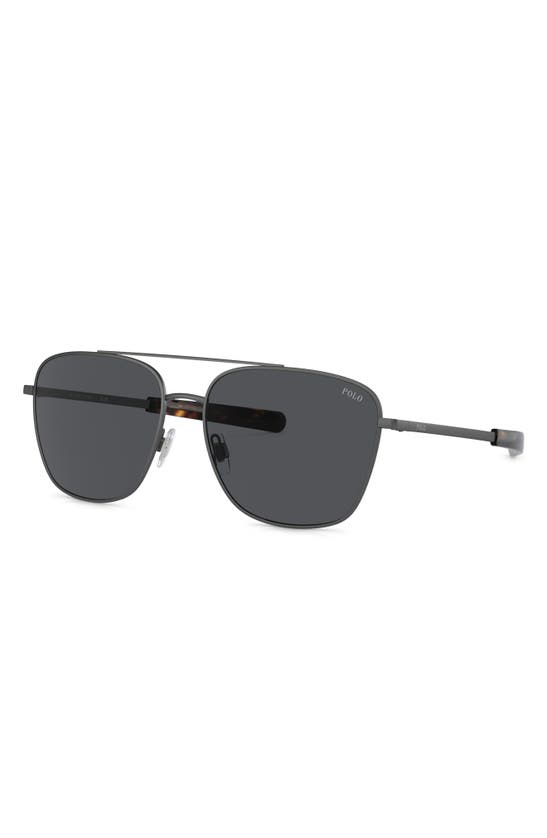 POLO POLO 59MM PILOT SUNGLASSES
