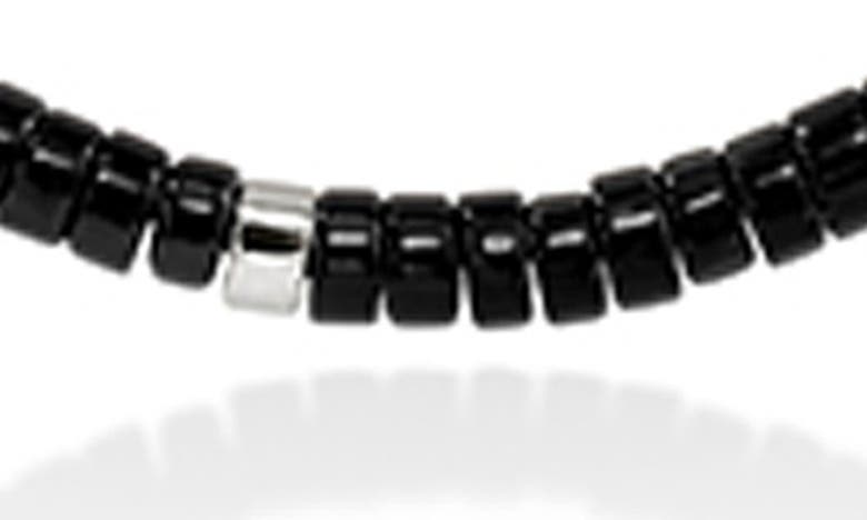 Shop John Hardy Heishi Beaded Necklace In Black