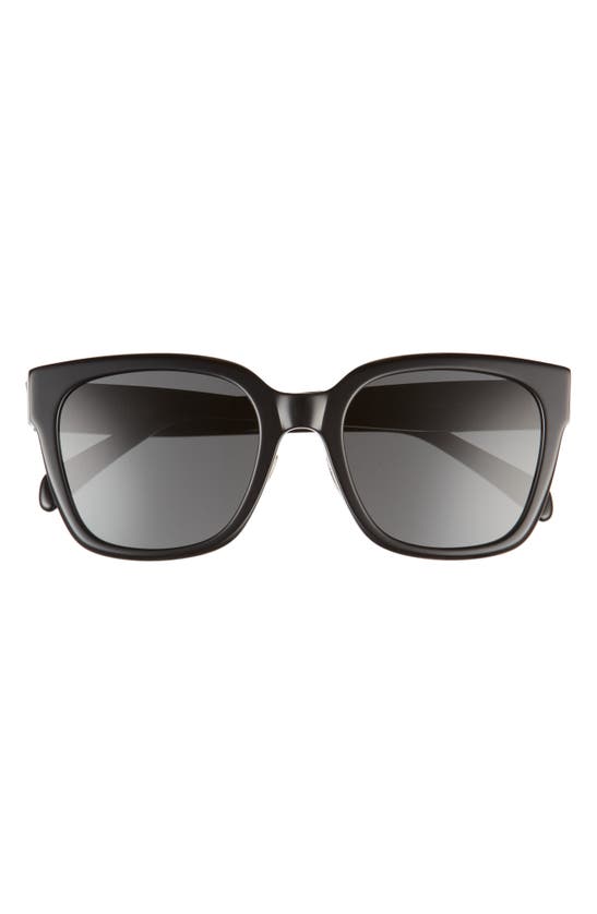 Celine Triomphe 55mm Rectangular Sunglasses In Black | ModeSens