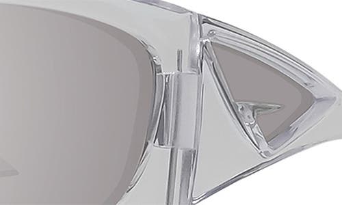 Shop Givenchy Givcut 67mm Oversize Geometric Sunglasses In Crystal/smoke Mirror