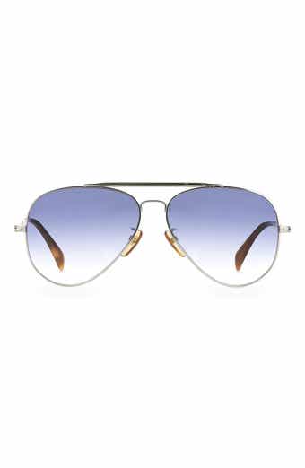 Ted baker london hot sale 62mm aviator sunglasses