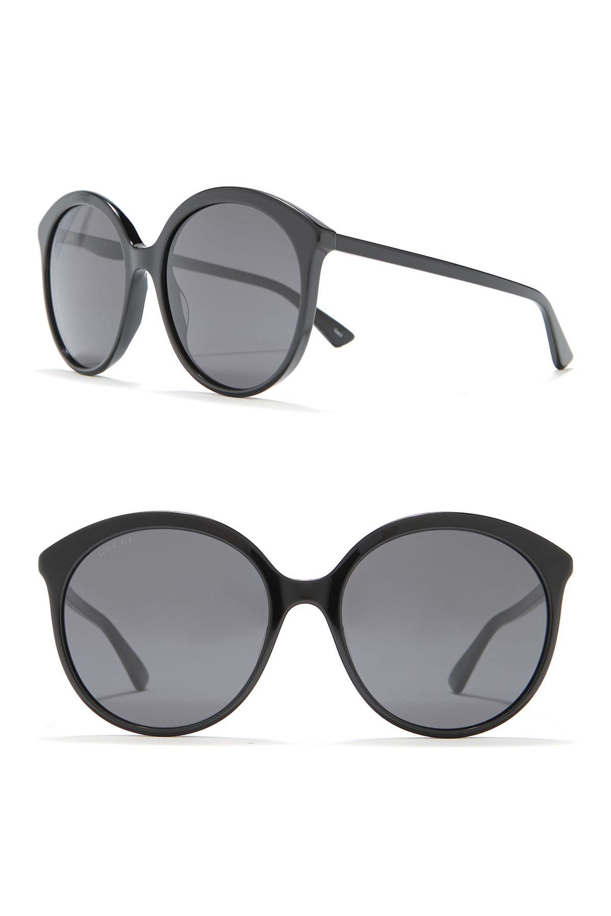 gucci 59mm round sunglasses