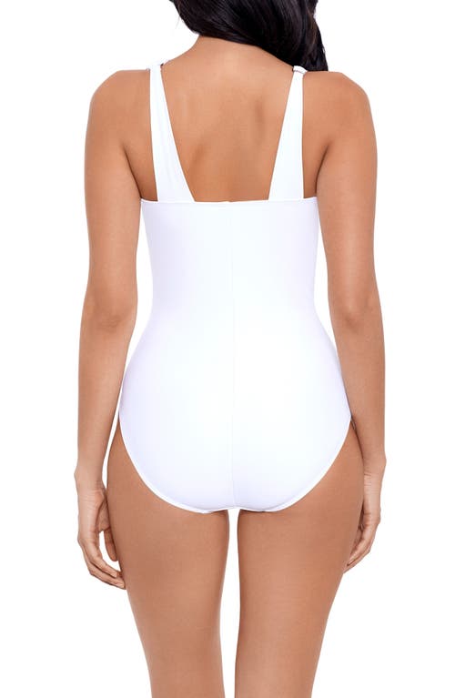 Shop Miraclesuit ® Illusionist Azura Underwire One-piece Swimsuit In White