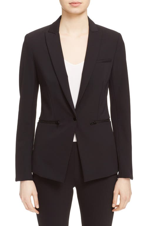 Veronica Beard Scuba Jacket Black at Nordstrom,