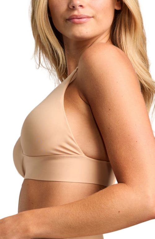 Shop Siella No Show Triangle Bra In Maple Sugar