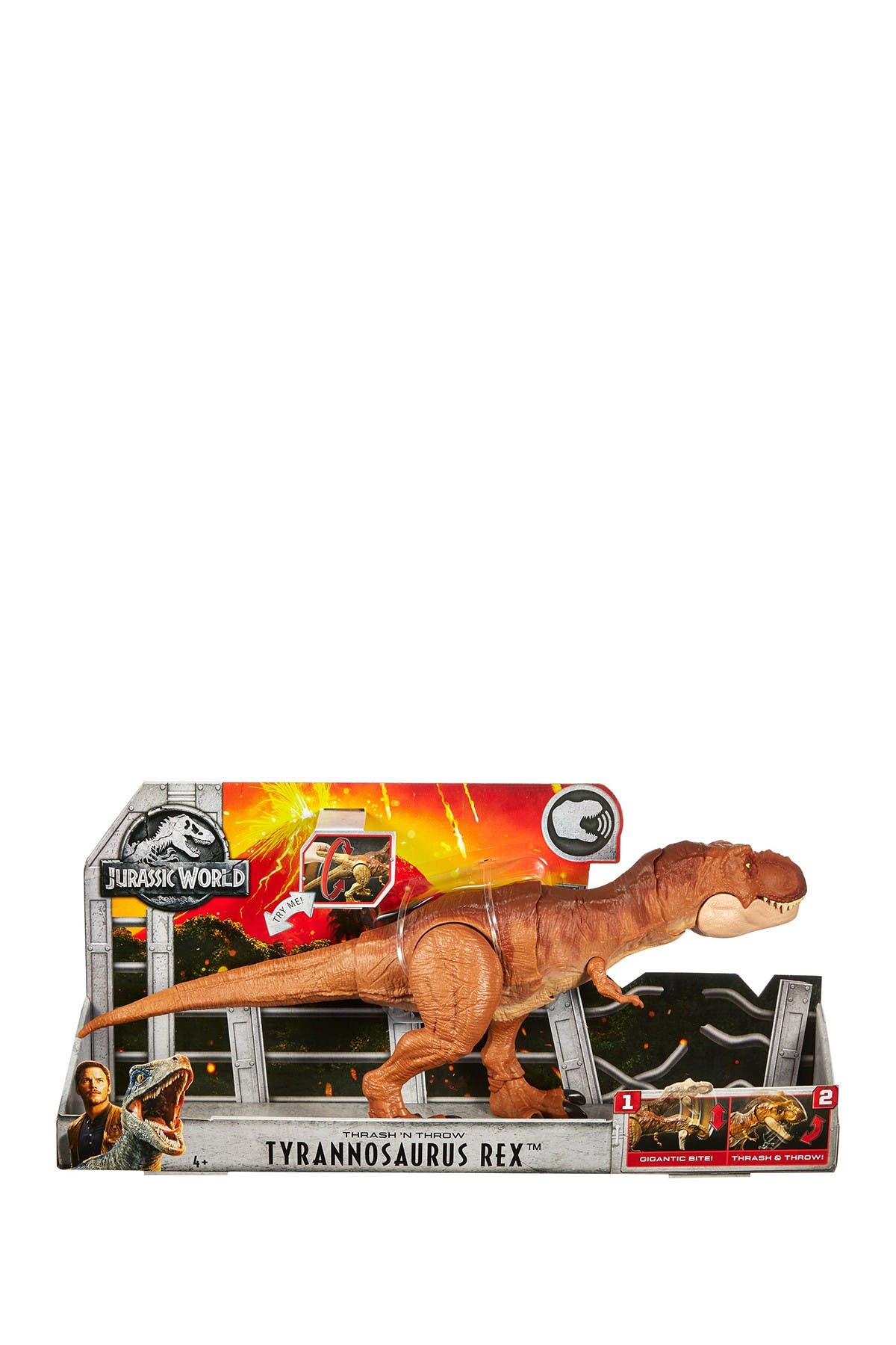 jurassic world thrash n throw