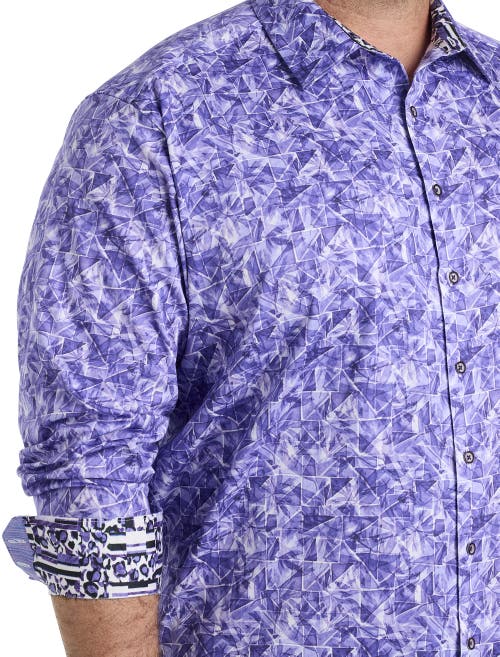 Shop Robert Graham Dxl Kimball Sport Shirt In Purple