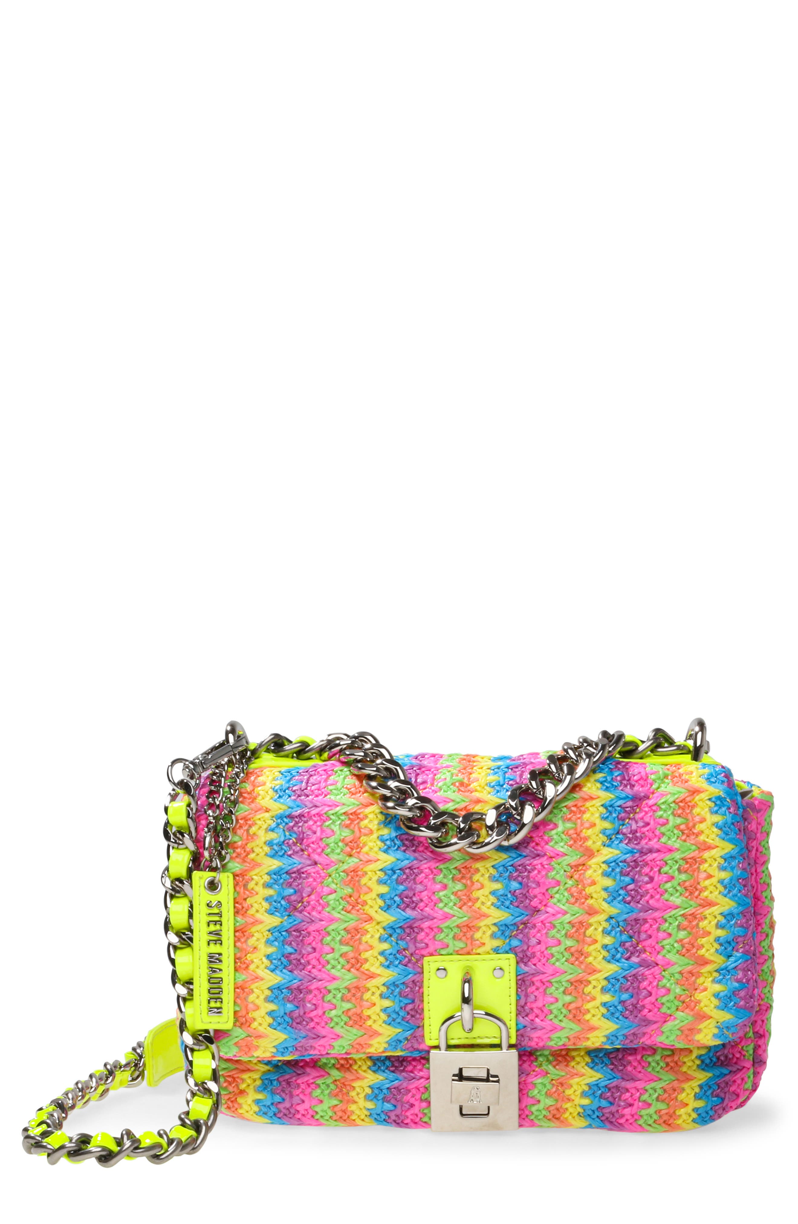 steve madden woven bag