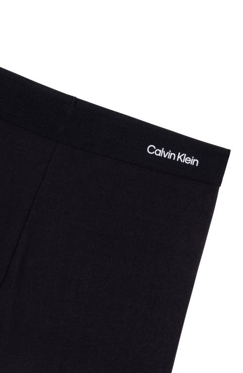 Shop Calvin Klein Kids' Brushed Shortie Boxers In Black