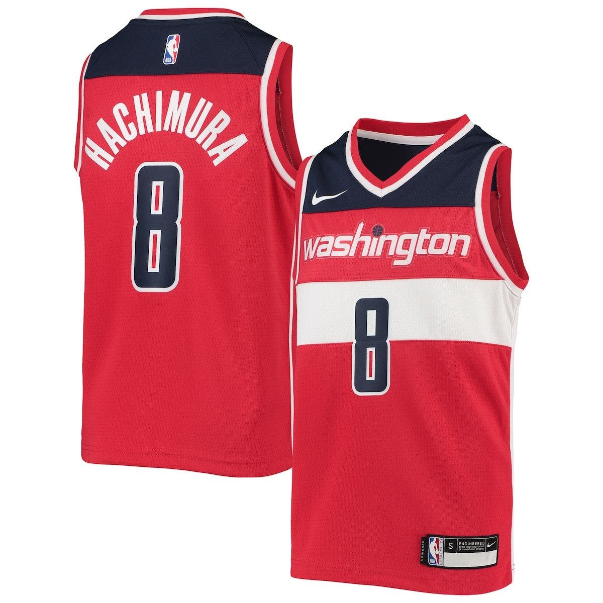 Nike Youth Nike Rui Hachimura Red Washington Wizards Team Swingman Jersey | Nordstrom