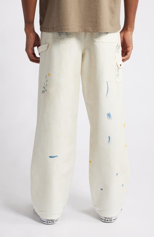 Shop Elwood Industry Painter Pants In Parchment