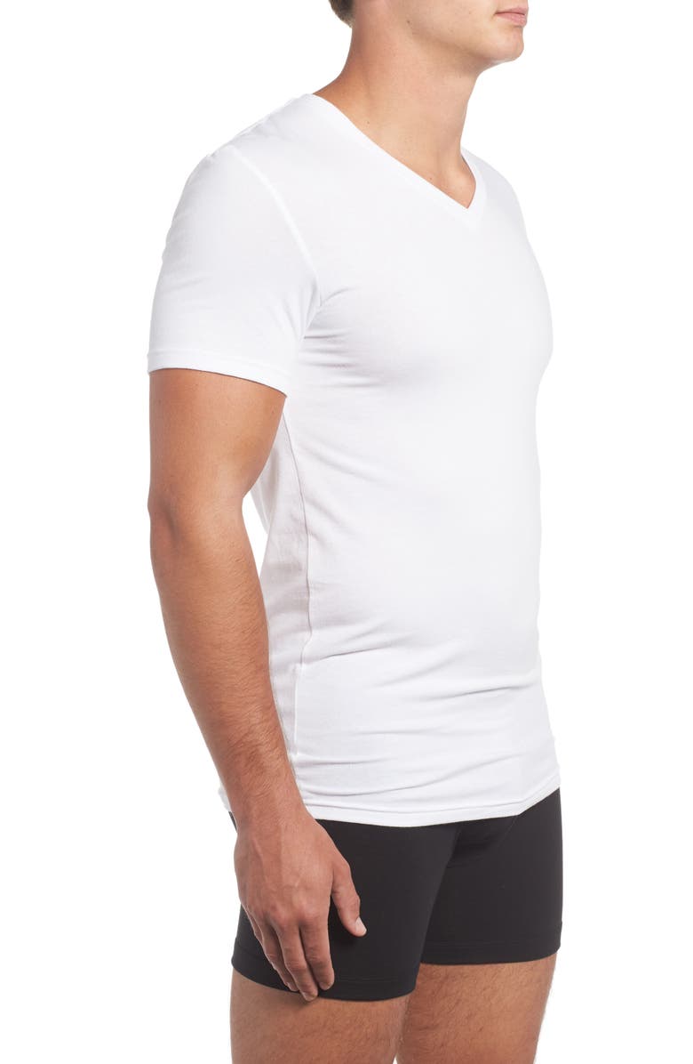 Rood Prelude dagboek Nordstrom Trim Fit 3-Pack Stretch Cotton V-Neck T-Shirt | Nordstrom