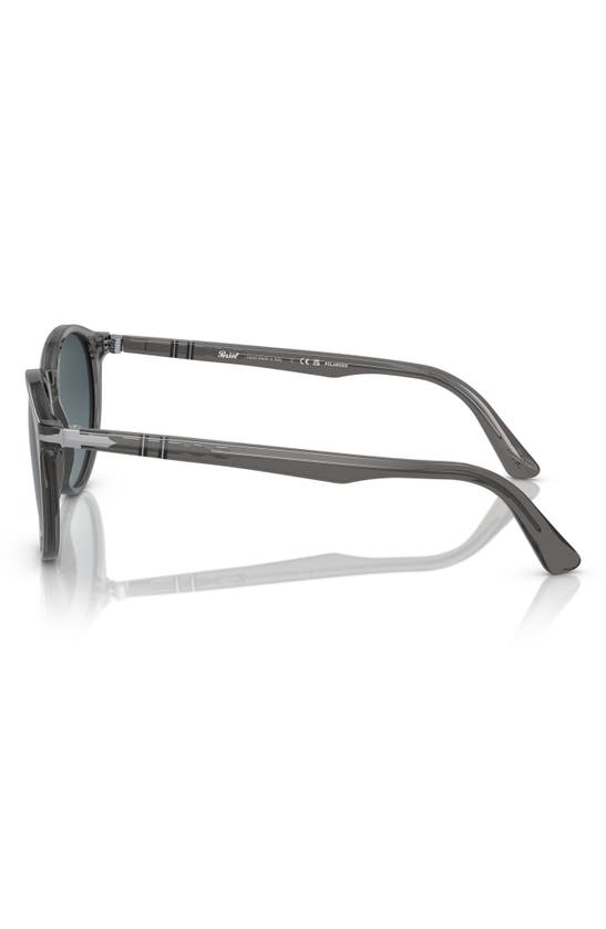 Persol 52mm Gradient Polarized Phantos Sunglasses In Transparent Grey