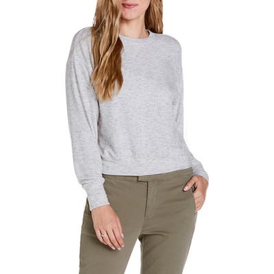 Michael Starts Crewneck Pullover Top, Grey