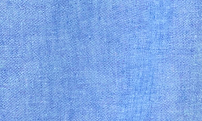 Shop Nic + Zoe Rumba Organic Linen Blend Wide Leg Trousers In Blue Mix