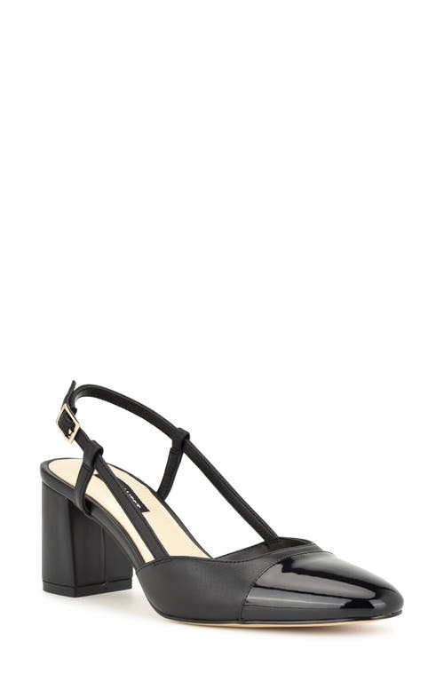 Shop Nine West Unda Slingback Pump In Black