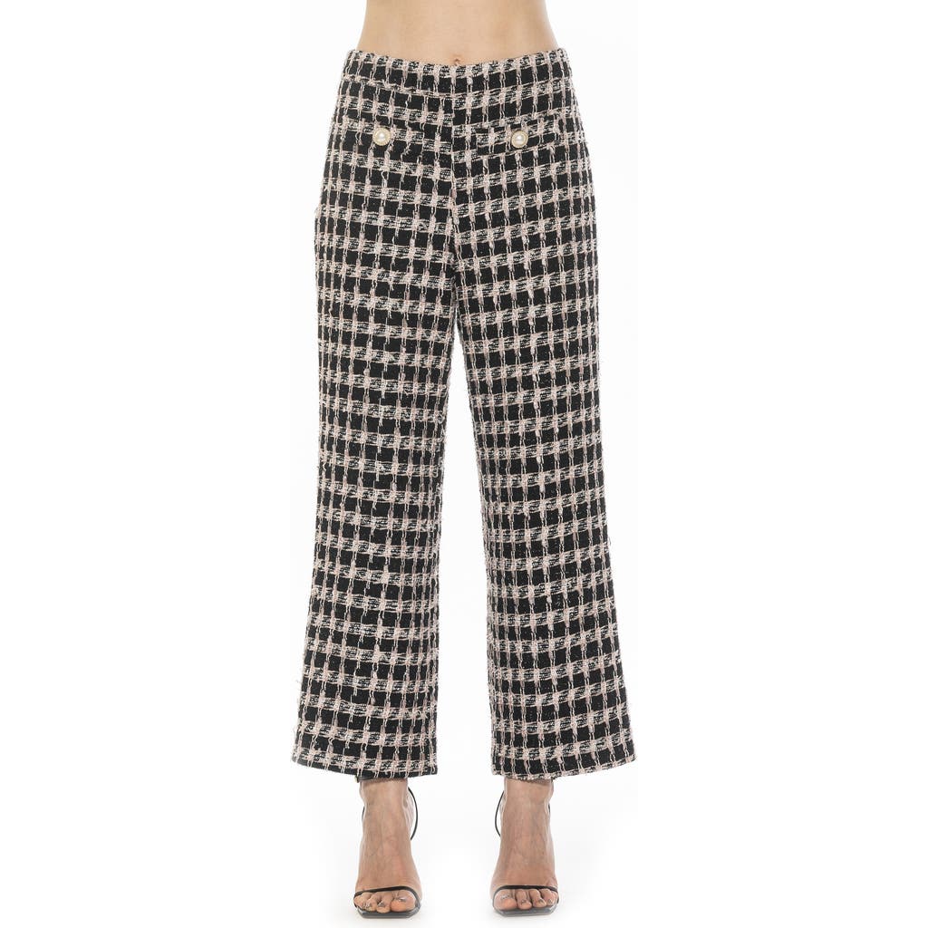 Alexia Admor Jayden Pants In Black/pink