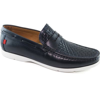 Marc Joseph New York Thompson Street Penny Loafer, Blue