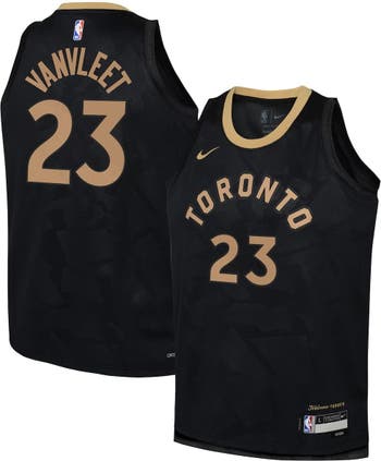 Fred VanVleet Toronto Raptors Nike 2022/23 City Edition Name & Number T- Shirt - Black