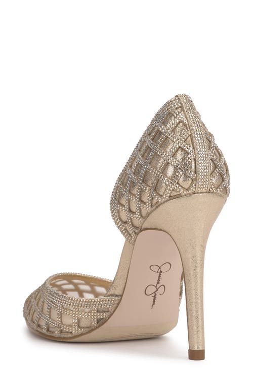 Jessica Simpson Prizma 8 Half D'orsay Pump In Champagne