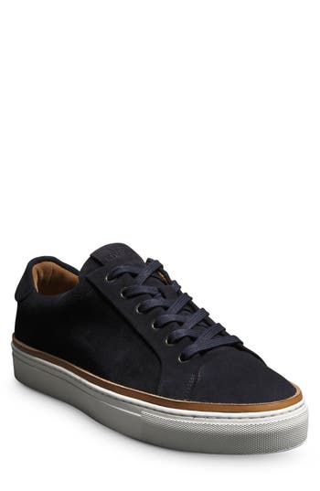 Allen Edmonds Flynn Leather Sneaker In Blue