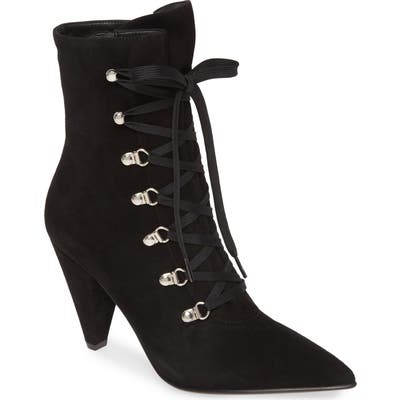 Gianvito Rossi Lace-Up Boot, Black