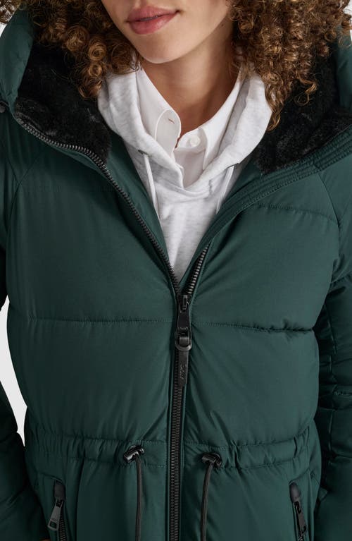 Dkny Stretch Puffer Jacket In Pine