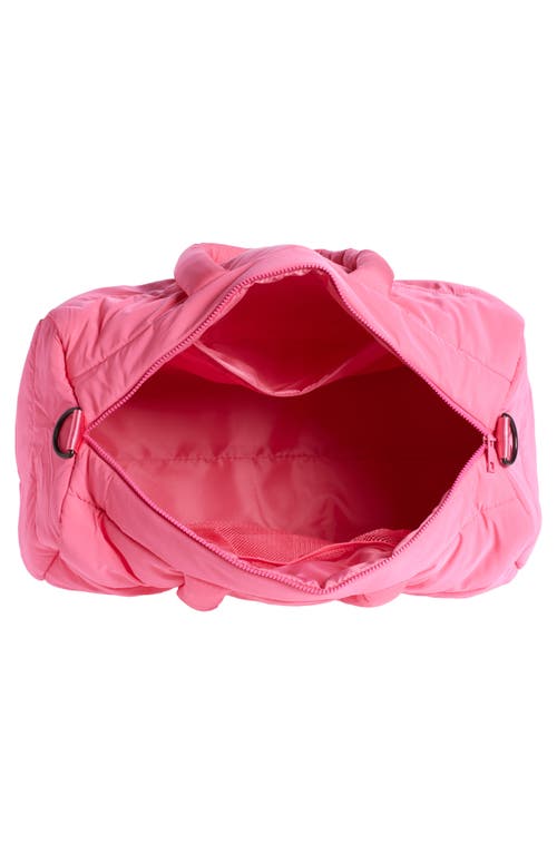 Mytagalongs Cloud Duffle Bag In Neon Pink